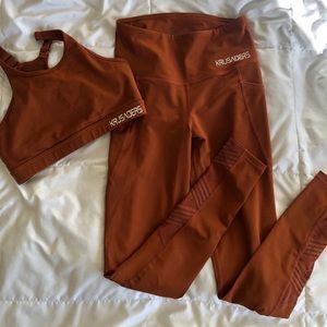 Krusaders fitness Matching bra and leggings